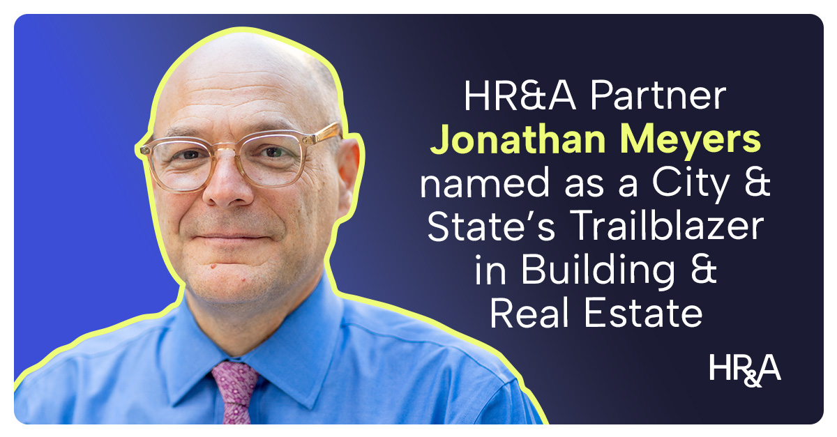 Congratulations to Partner Jonathan Meyers for being named as a City & State’s inaugural Trailblazer in Building & Real Estate!