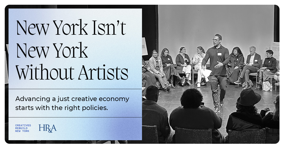 New Playbook Recommends Suite of Policies to Ensure Artists Can Thrive in New York