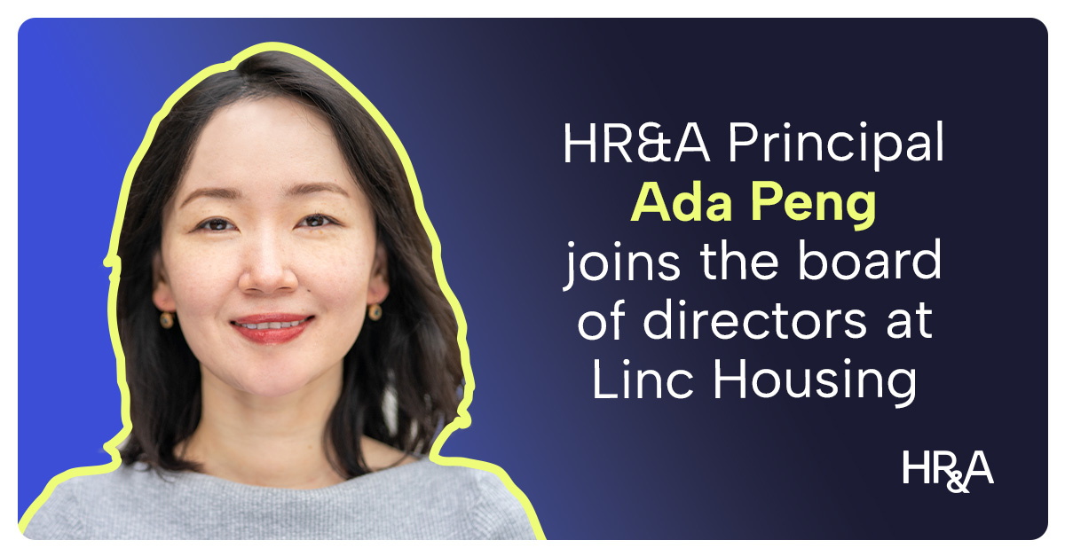 Principal Ada Peng has joined the board of directors at Linc Housing