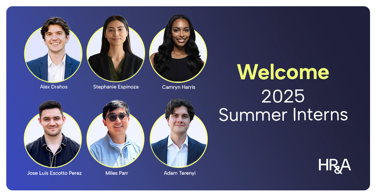 Welcoming the 2025 Class of HR&A Summer Interns!