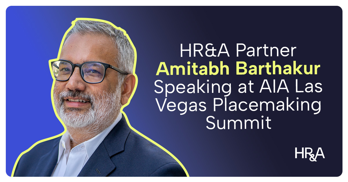 Partner Amitabh Barthakur speaking at AIA Las Vegas 2025 Placemaking Summit