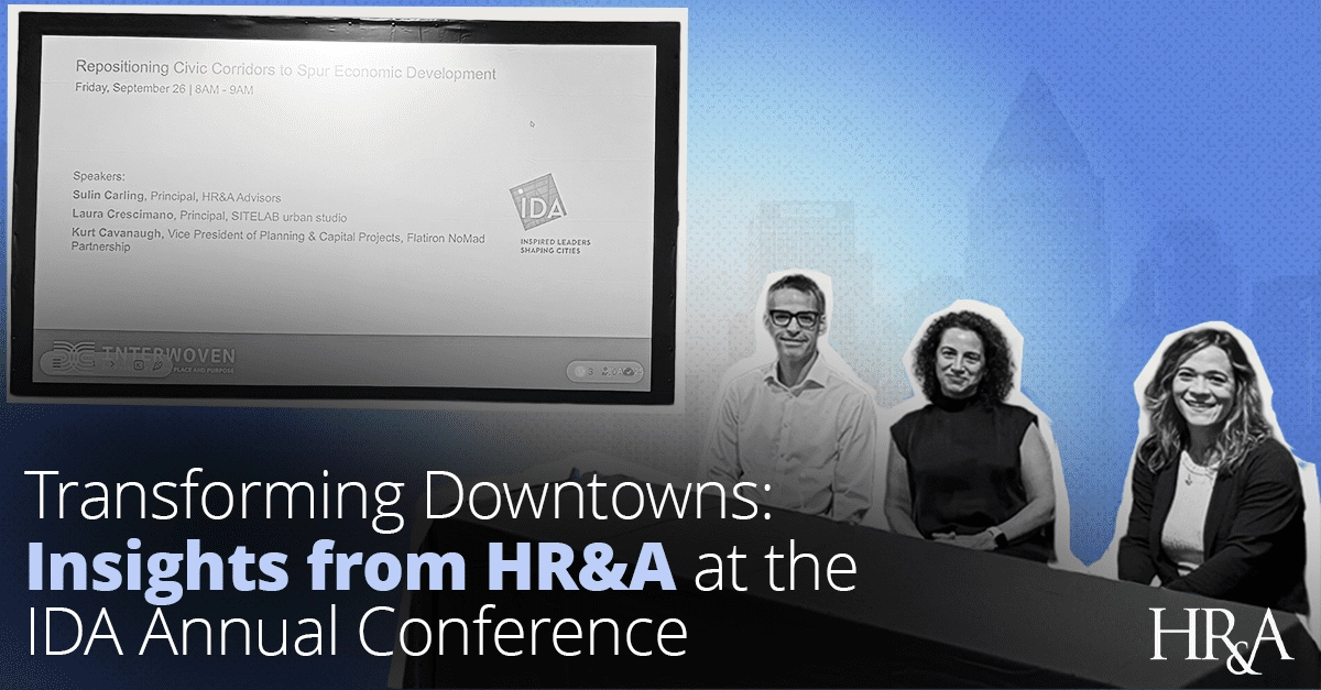 Sulin Carling shared her expertise at the International Downtown Association’s Annual Conference