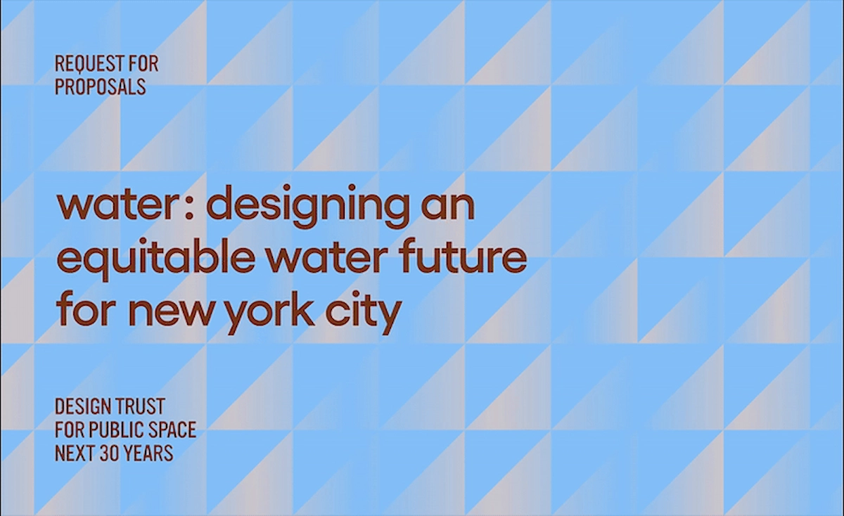 Design Trust Announces RFP on Water Equity