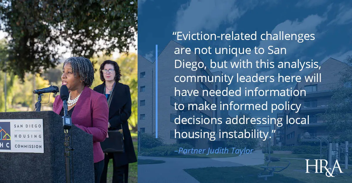 San Diego Housing Commission Study of Residential Evictions in the City of San Diego Provides Insights for Eviction Prevention Efforts
