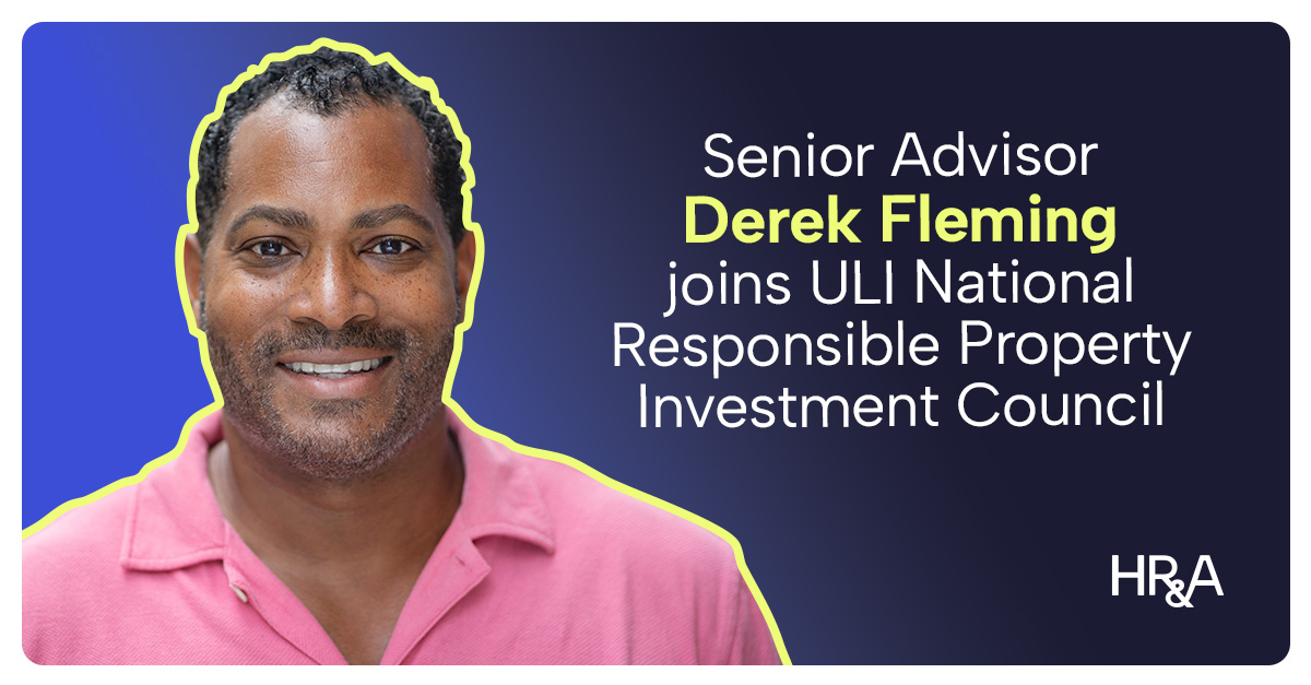 Senior Advisor Derek Fleming Joins ULI Responsible Property Investment Council