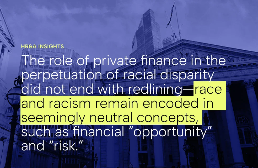 Challenging the Systems That Perpetuate Racism: A Case for Public Banking