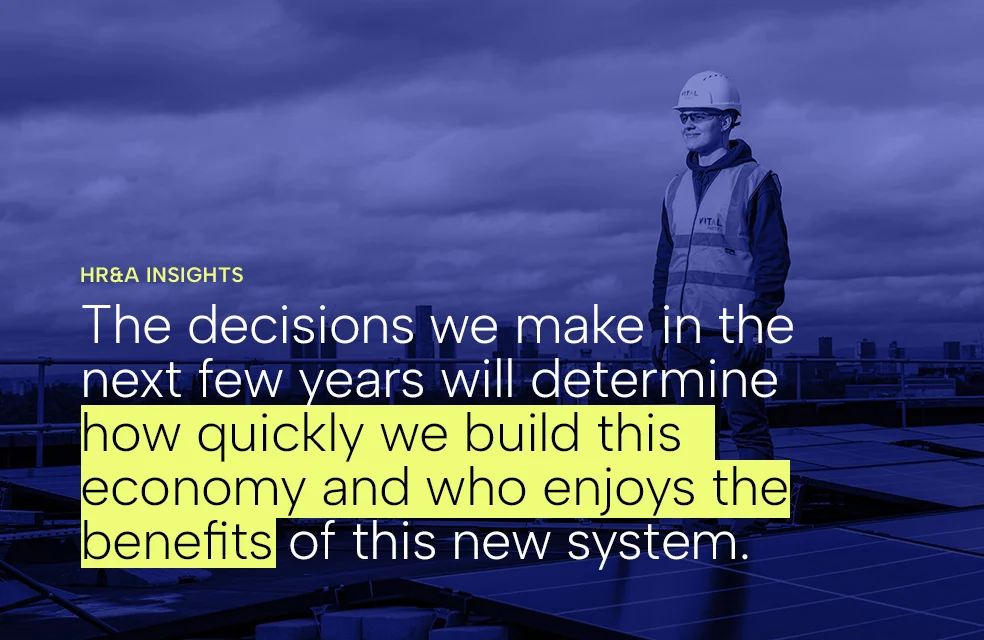 The Emerging Green Economy: Who will Benefit?